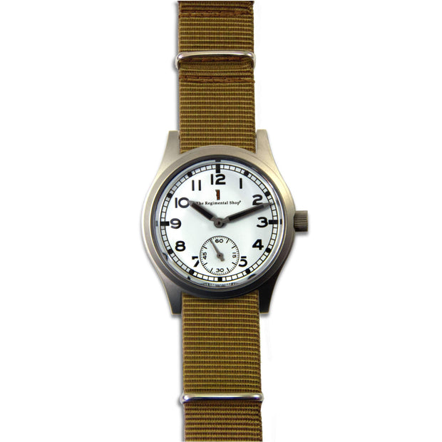 "Special Ops" Military Watch with a Khaki Strap Special Ops Watch The Regimental Shop   