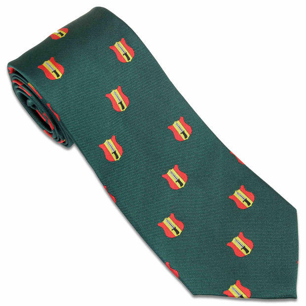 Support Weapons School Tie (Silk) Tie, Silk, Woven The Regimental Shop Green/Red/Yellow one size fits all 