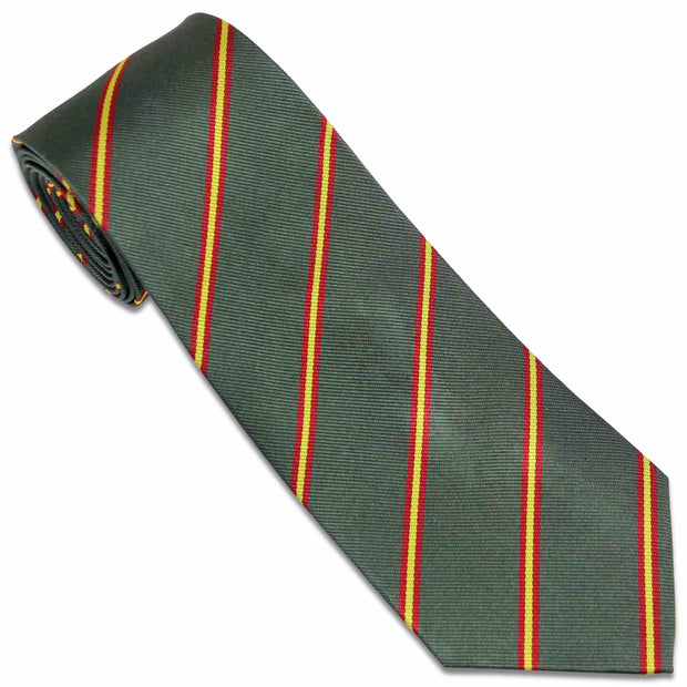 Surrey Yeomanry Tie (Silk) Tie, Silk, Woven The Regimental Shop Green/Red/Yellow one size fits all 