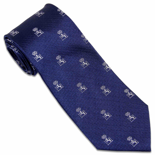 Royal Horse Artillery King's Troop Tie (Silk Non Crease) Tie, Silk Non Crease The Regimental Shop Blue/Silver one size fits all