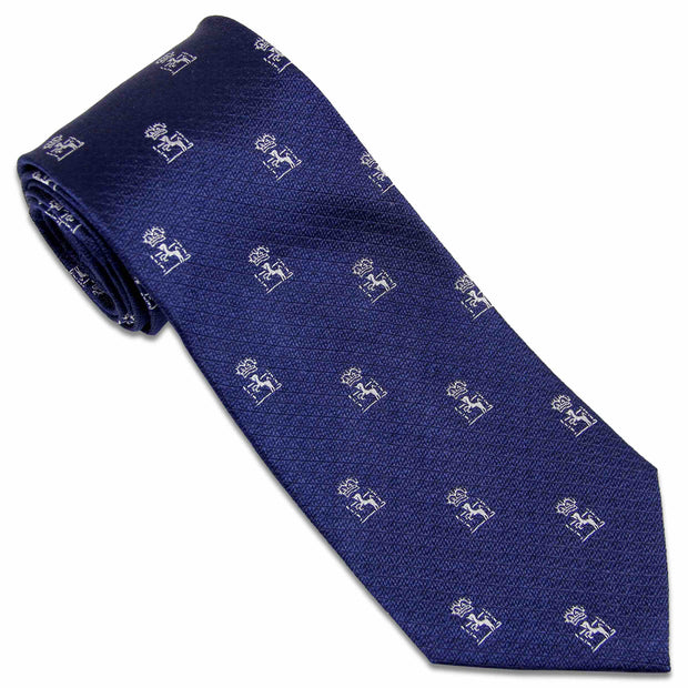Royal Horse Artillery King's Troop Tie (Silk Non Crease) Tie, Silk Non Crease The Regimental Shop Blue/Silver one size fits all 