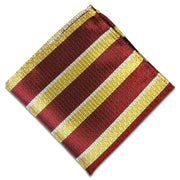 The Royal Lancers Silk Non Crease Pocket Square - regimentalshop.com