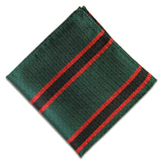 The Rifles Silk Non Crease Pocket Square Pocket Square The Regimental Shop Green/Black/Red one size fits all 
