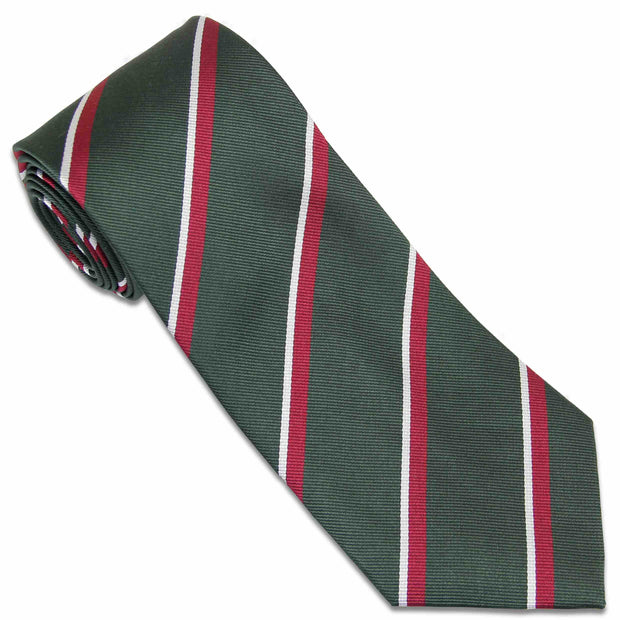 Welch Regiment Tie (Silk) Tie, Silk, Woven The Regimental Shop Green/Red/White one size fits all 