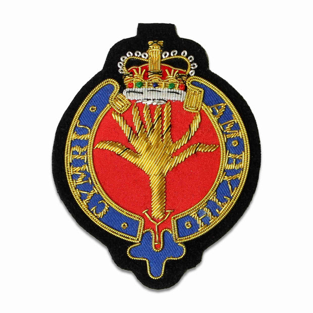 Welsh Guards Blazer Badge (Gold Leek) Blazer badge The Regimental Shop Black/Red/Blue/Gold One size fits all 