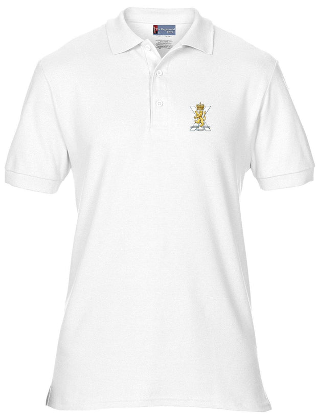 Royal Regiment of Scotland Polo Shirt Clothing - Polo Shirt The Regimental Shop 42" (L) White 