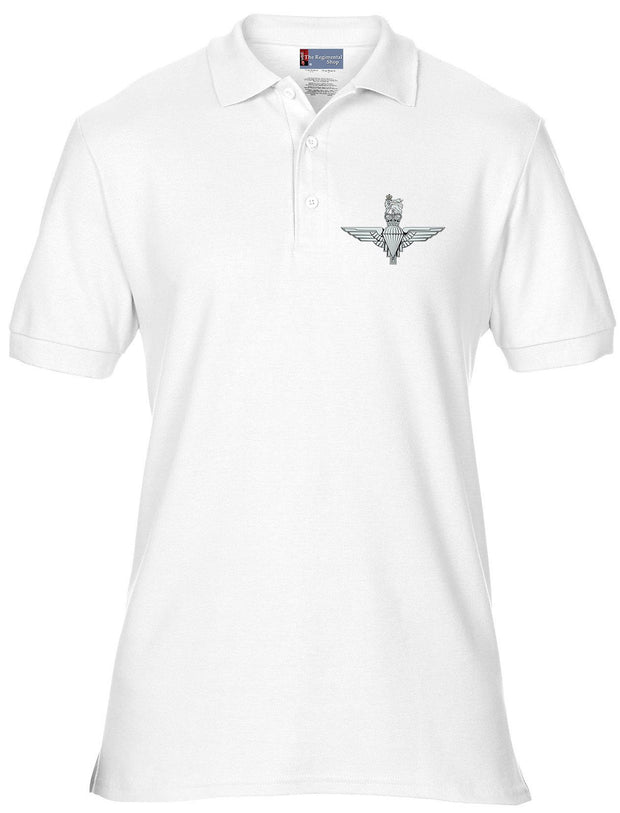 Parachute Regiment Polo Shirt Clothing - Polo Shirt The Regimental Shop 38/40" (M) White 