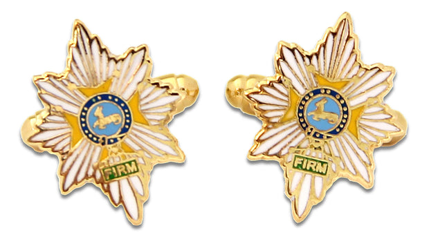 Worcester & Sherwood Foresters Cufflinks Cufflinks, T-bar The Regimental Shop Gold/White/Blue one size fits all 