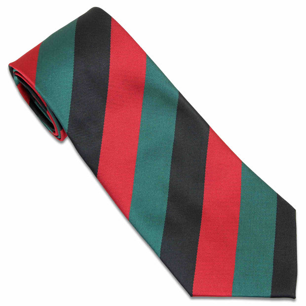 The Royal Yorkshire Regiment Tie (Polyester) Tie, Polyester The Regimental Shop Green/Red/Black one size fits all 