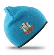 Devonshire & Dorset Regimental Beanie Hat Clothing - Beanie The Regimental Shop Aqua/Grey one size fits all 