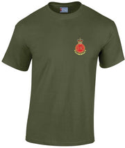 Sandhurst Cotton T-shirt Clothing - T-shirt The Regimental Shop Small: 34/36" Army Green (Olive) 