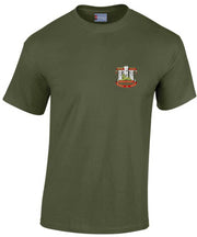 Devonshire and Dorset Cotton Regimental T-shirt Clothing - T-shirt The Regimental Shop Small: 34/36" Army Green (Olive) 