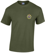 Royal Logistic Corps (RLC) Cotton Regimental T-shirt Clothing - T-shirt The Regimental Shop Small: 34/36" Army Green (Olive) 