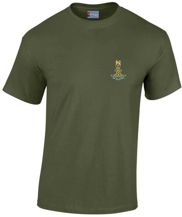 Life Guards Cotton T-shirt Clothing - T-shirt The Regimental Shop Small: 34/36" Army Green (Olive) 