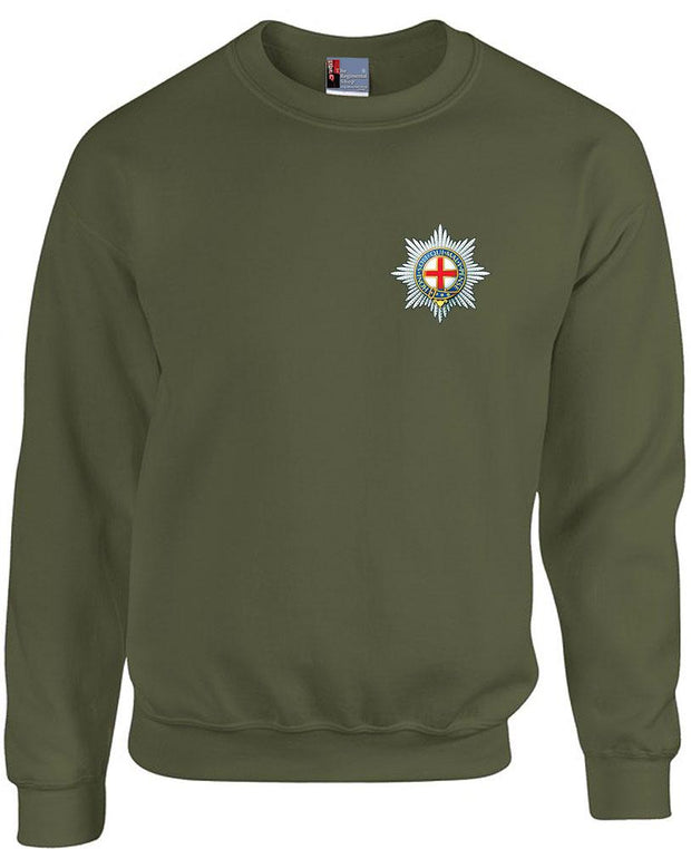 Coldstream Guards Heavy Duty Sweatshirt Clothing - Sweatshirt The Regimental Shop 38/40" (M) Army Green 