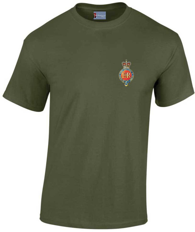 Household Cavalry Cotton T-shirt Clothing - T-shirt The Regimental Shop Small: 34/36" Army Green (Olive) 