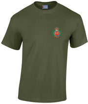Royal Engineers Cotton Regimental T-shirt Clothing - T-shirt The Regimental Shop Small: 34/36" Army Green (Olive) 