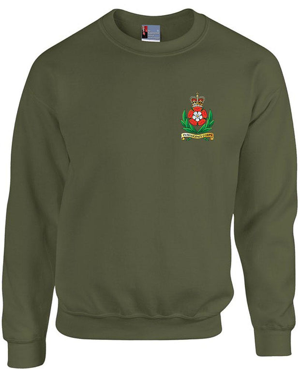 Intelligence Corps Regimental Heavy Duty Sweatshirt Clothing - Sweatshirt The Regimental Shop 38/40" (M) Army Green 