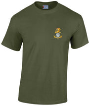 The Royal Yorkshire Regiment Cotton T-shirt Clothing - T-shirt The Regimental Shop Small: 34/36" Army Green (Olive) 