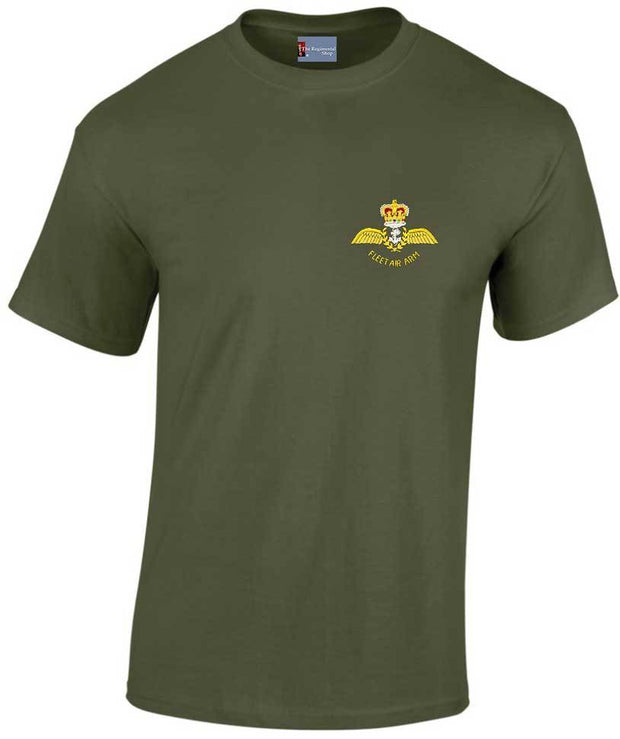 Fleet Air Arm (FAA) Cotton T-shirt Clothing - T-shirt The Regimental Shop Small: 34/36" Army Green (Olive) 