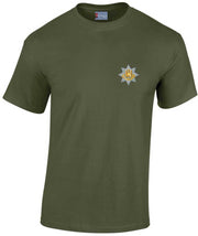 Royal Anglian Regiment Cotton T-shirt Clothing - T-shirt The Regimental Shop Small: 34/36" Army Green (Olive) 