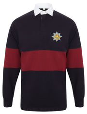 Royal Anglian Panelled Regimental Rugby Shirt Clothing - Rugby Shirt - Panelled The Regimental Shop 36/38" (S) Navy/Burgundy 