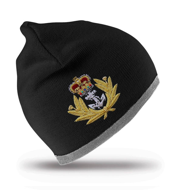 Royal Navy Beanie Clothing - Beanie The Regimental Shop Black/Grey one size fits all 