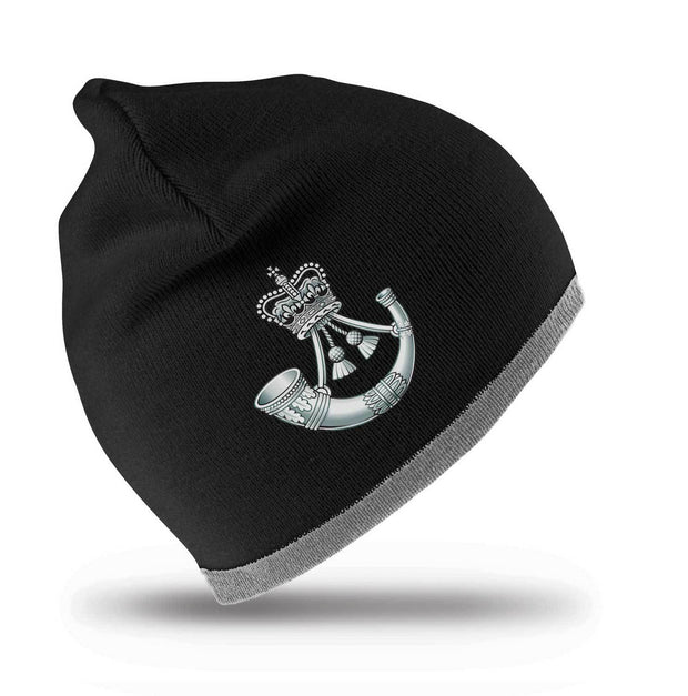 Rifles Regimental Beanie Hat Clothing - Beanie The Regimental Shop Black/Grey one size fits all 