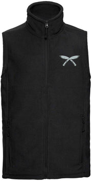 Gurkha Brigade Premium Outdoor Sleeveless Regimental Fleece (Gilet) Clothing - Gilet The Regimental Shop 33/35" (XS) Black 