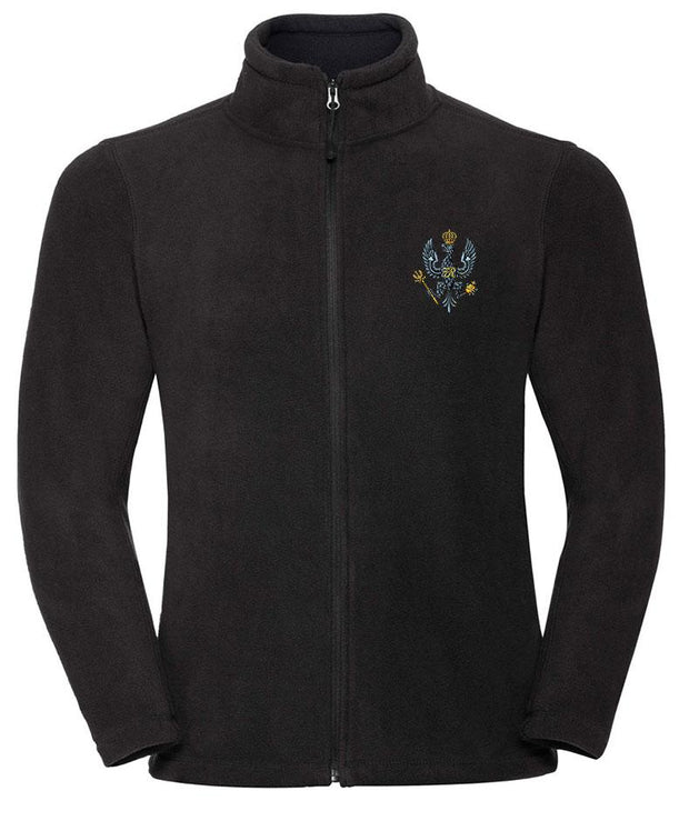 King's Royal Hussars Regiment Premium Outdoor Fleece Clothing - Fleece The Regimental Shop 33/35" (XS) Black 