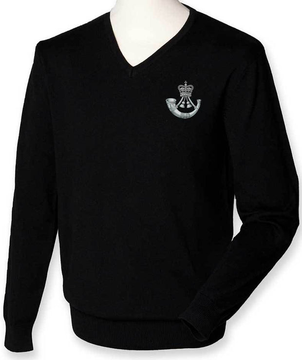 Rifles Lightweight Regimental Jumper Clothing - Lightweight Jumper The Regimental Shop XXS: 32/34" Black 