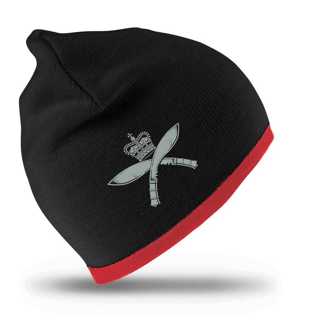 Royal Gurkha Rifles Regimental Beanie Hat Clothing - Beanie The Regimental Shop Black/Red one size fits all 