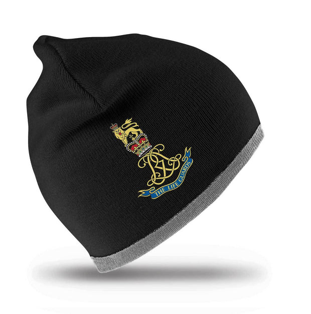 Life Guards Regimental Beanie Hat Clothing - Beanie The Regimental Shop Black/Grey one size fits all 