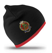 Queen's Regiment Beanie Hat Clothing - Beanie The Regimental Shop Black/Red one size fits all 