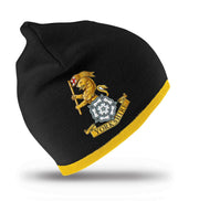 The Royal Yorkshire Regimental Beanie Hat Clothing - Beanie The Regimental Shop Black/Yellow one size fits all 