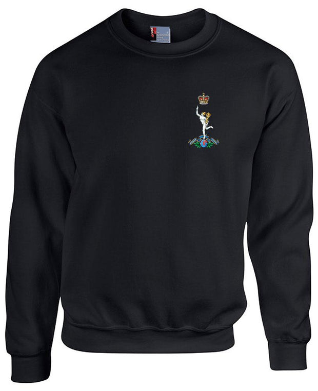 Royal Cops of Signals Heavy Duty Sweatshirt Clothing - Sweatshirt The Regimental Shop 38/40" (M) Black 