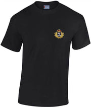 Royal Navy Cotton T-shirt (Cap Badge) Clothing - T-shirt The Regimental Shop Small: 34/36" Black 