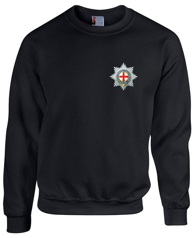 Coldstream Guards Heavy Duty Sweatshirt Clothing - Sweatshirt The Regimental Shop 38/40" (M) Black 