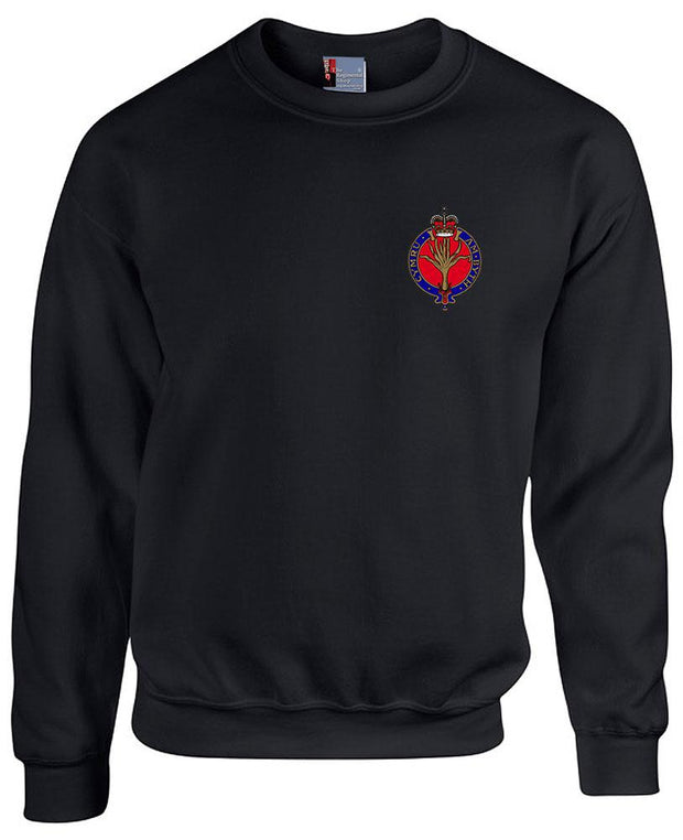 Welsh Guards Heavy Duty Sweatshirt Clothing - Sweatshirt The Regimental Shop 38/40" (M) Black 