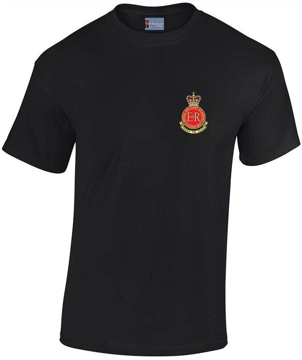 Sandhurst Cotton T-shirt Clothing - T-shirt The Regimental Shop Small: 34/36" Black 