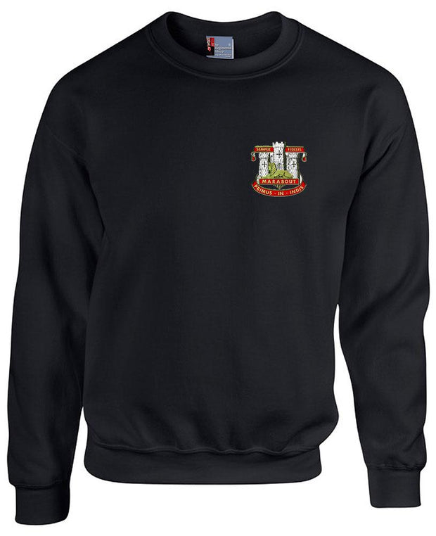 Devonshire and Dorset Regimental Heavy Duty Sweatshirt Clothing - Sweatshirt The Regimental Shop 38/40" (M) Black 