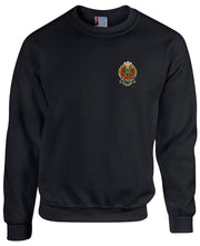 Queen's Regiment Heavy Duty Sweatshirt Clothing - Sweatshirt The Regimental Shop 38/40" (M) Black 