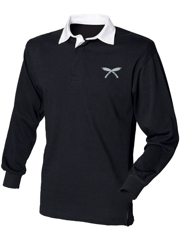 Gurkha Brigade Rugby Shirt Clothing - Rugby Shirt The Regimental Shop 36" (S) Black 