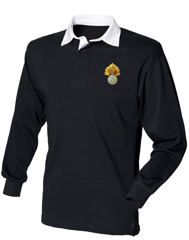 Royal Regiment of Fusiliers Rugby Shirt Clothing - Rugby Shirt The Regimental Shop 36" (S) Black 