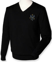 King's Royal Hussars Regimental Lightweight Jumper Clothing - Lightweight Jumper The Regimental Shop XXS: 32/34" Black 