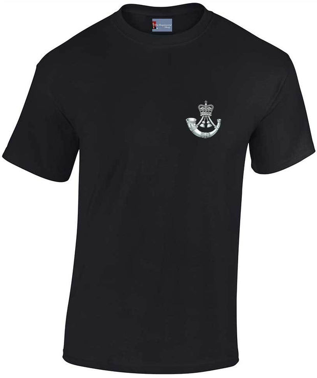 The Rifles Cotton T-shirt Clothing - T-shirt The Regimental Shop Small: 34/36" Black 