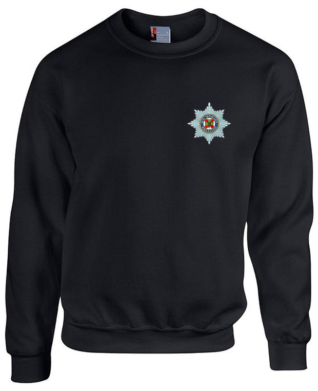 Irish Guards Heavy Duty Regimental Sweatshirt Clothing - Sweatshirt The Regimental Shop 46/48 (XL) Black 