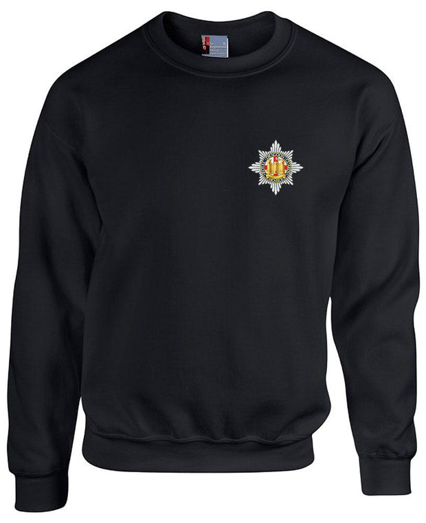 Royal Dragoon Guards Heavy Duty Regimental Sweatshirt Clothing - Sweatshirt The Regimental Shop 38/40" (M) Black 