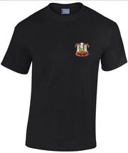 Devonshire and Dorset Cotton Regimental T-shirt Clothing - T-shirt The Regimental Shop Small: 34/36" Black 