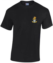 The Royal Yorkshire Regiment Cotton T-shirt Clothing - T-shirt The Regimental Shop Small: 34/36" Black 